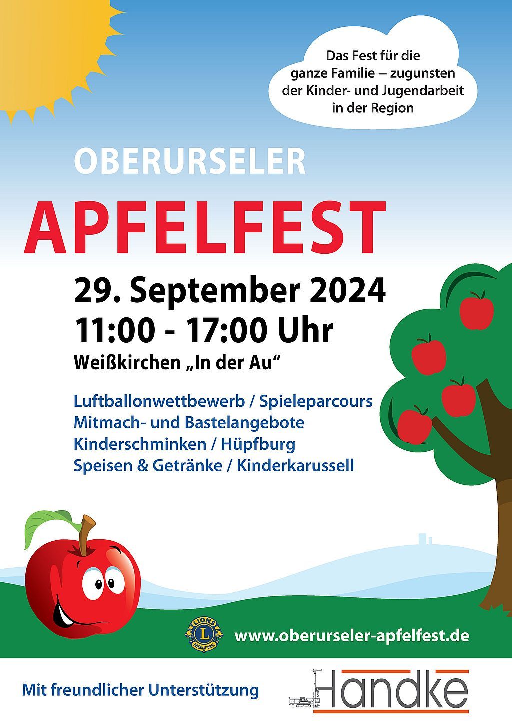 Flyer/Plakat Oberurseler Apfelfest 2024